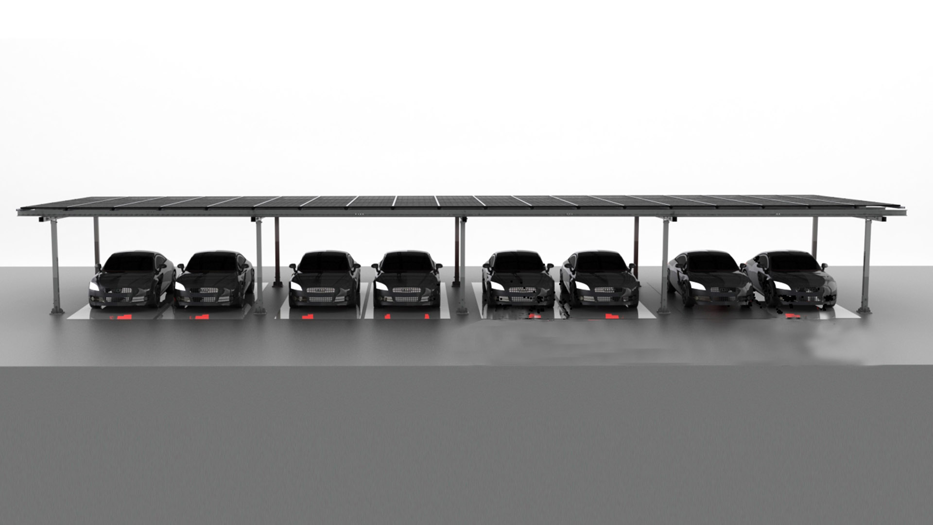 Wholesale solar carport structure