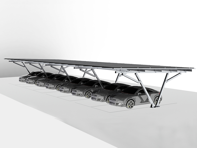 Custom parking solar structure