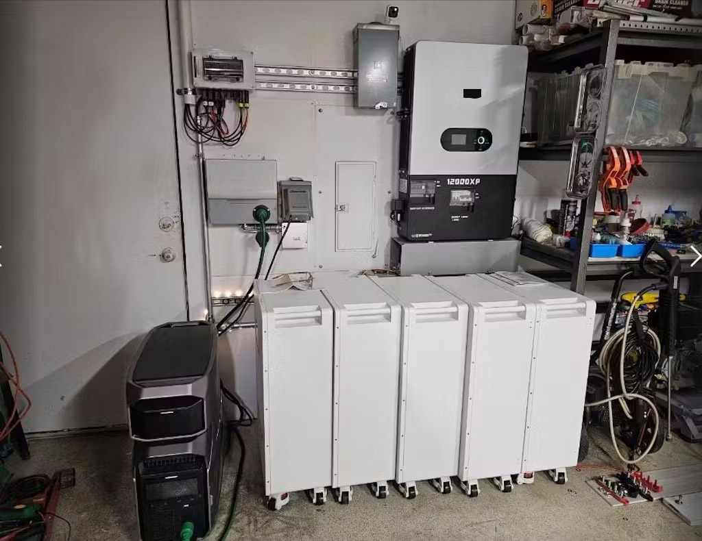5.12kWh Residential Energy Storage 5-Units Parallel Connection Solution