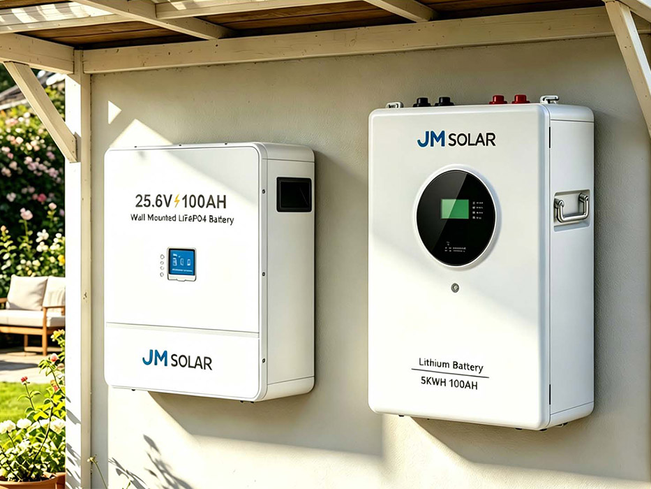 Wall mounted LiFePO4 battery