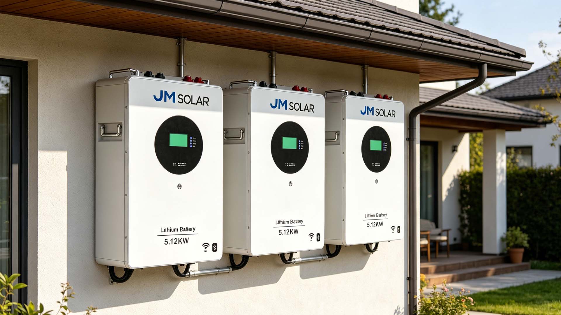 All in one residential solar battery storage