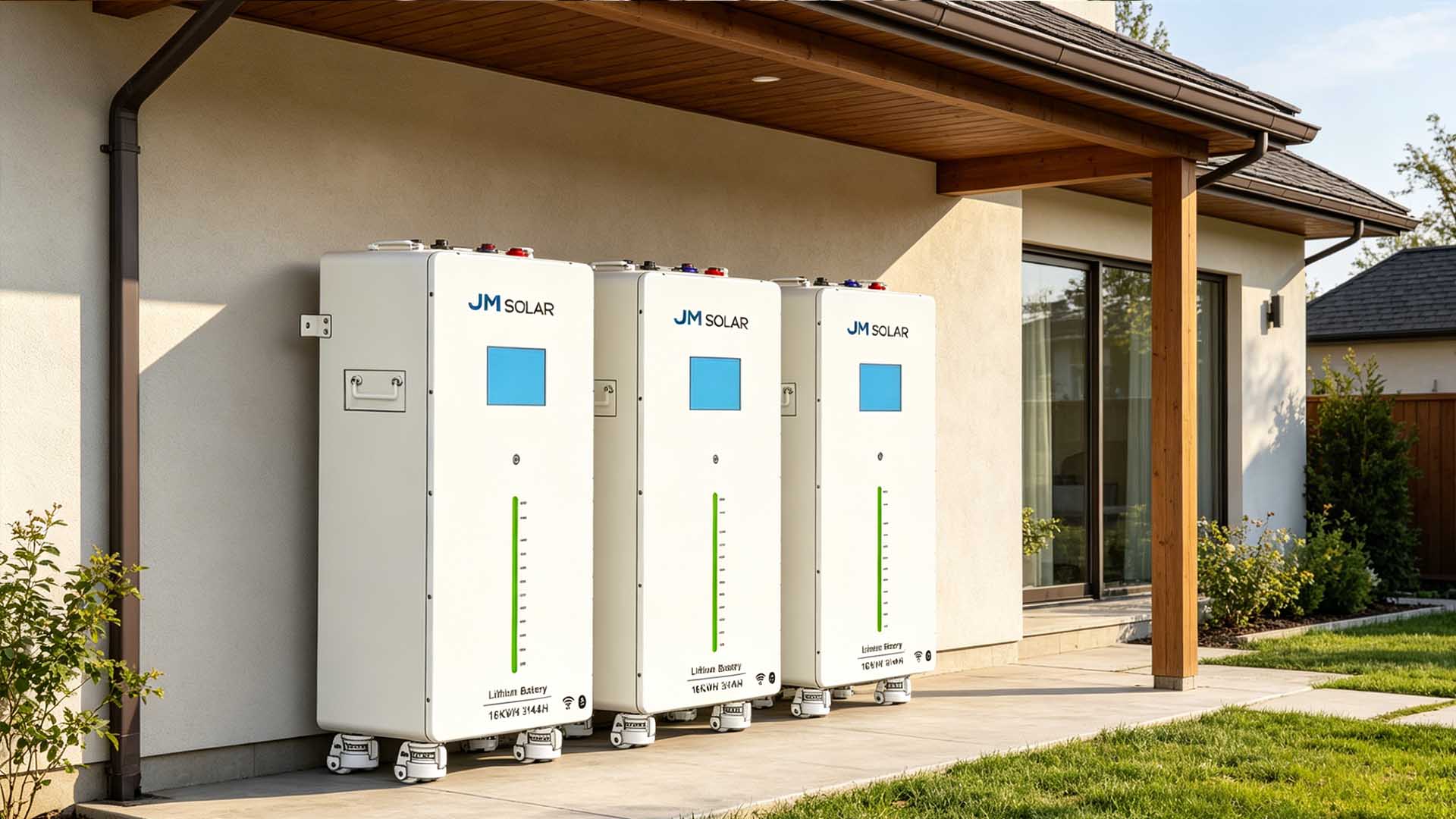 Solar battery storage for self consumption